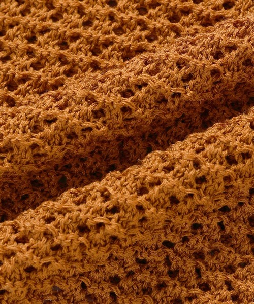 ROPE' PICNIC（ロペピクニック）の「透かし編みニットベスト（ベスト・レディース・チャコールグレー/ベージュ系その他/オレンジ系その他・FREE）」の6枚目の写真