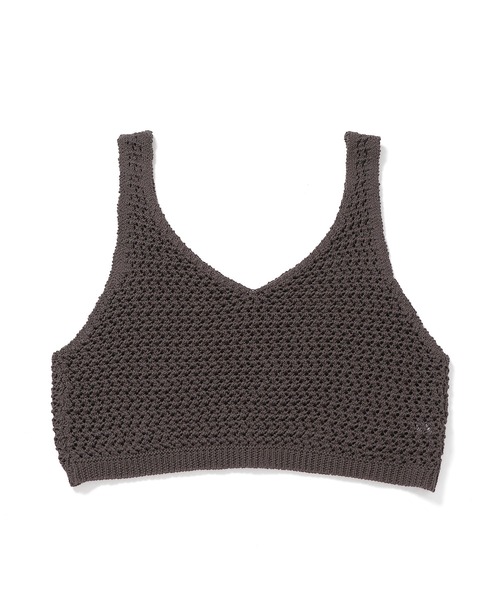 ROPE' PICNIC（ロペピクニック）の「透かし編みニットベスト（ベスト・レディース・チャコールグレー/ベージュ系その他/オレンジ系その他・FREE）」の18枚目の写真