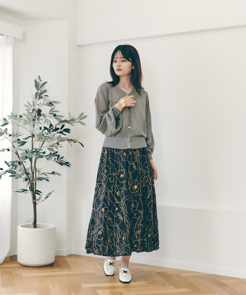 Lamoa(ラモア)の「Lamoa/クロコデザイン ヒール ビットローファー(ローファー・レディース・ホワイト/ブラック/ブラウン・38/36)」の9枚目の写真