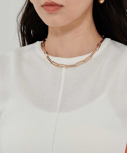 CITY TOKYO（シティトウキョウ）の「フレアノースリーブサマーニット（ニット/セーター・レディース・ホワイト/ライトブルー/ブラック/ライトグリーン・FREE）」の18枚目の写真