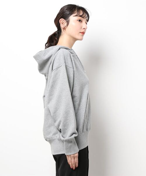 VIBGYOR Women（ヴィブジョー　ウィメン）の「ヘビーウエイト裏毛BIGシルエットパーカー(QTC)（パーカー・レディース・ダークベージュ/チャコールグレー/ダークネイビー/杢グレー/ブラック・LARGE/MEDIUM/X-LARGE）」の14枚目の写真