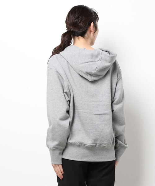 VIBGYOR Women（ヴィブジョー　ウィメン）の「ヘビーウエイト裏毛BIGシルエットパーカー(QTC)（パーカー・レディース・ダークベージュ/チャコールグレー/ダークネイビー/杢グレー/ブラック・LARGE/MEDIUM/X-LARGE）」の15枚目の写真