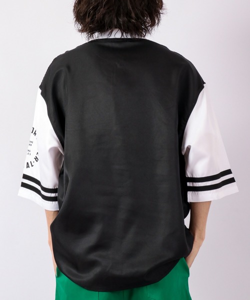 A.T,C in the attic homme(エーティーシーインジアティックオム)の「スタジアムロゴ ビッグシルエット ベースボールシャツ(シャツ/ブラウス・メンズ・ホワイト/ブラック/グリーン・M/L)」の20枚目の写真