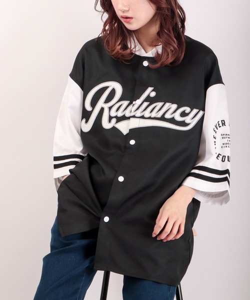 A.T,C in the attic homme(エーティーシーインジアティックオム)の「スタジアムロゴ ビッグシルエット ベースボールシャツ(シャツ/ブラウス・メンズ・ホワイト/ブラック/グリーン・M/L)」の22枚目の写真