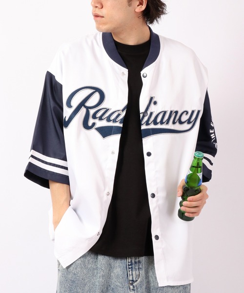 A.T,C in the attic homme(エーティーシーインジアティックオム)の「スタジアムロゴ ビッグシルエット ベースボールシャツ(シャツ/ブラウス・メンズ・ホワイト/ブラック/グリーン・M/L)」の11枚目の写真
