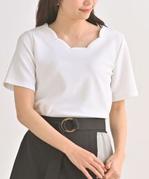 ＢＡＣＫレースアップふくれジャガードプルオーバー