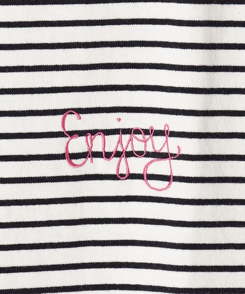 SHIPS any（シップス エニィ）の「【SHIPS any別注】THE KNiTS: カラーボーダー リンガーTEE◇（Tシャツ/カットソー・レディース・ホワイト/ネイビー/イエロー・ONE SIZE）」の20枚目の写真