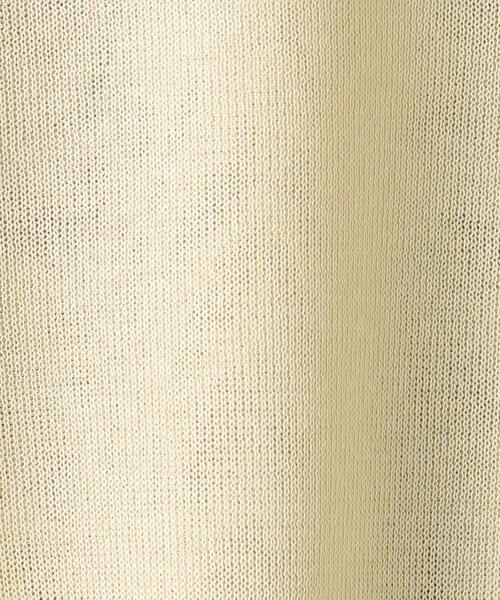 BEAUTY&YOUTH UNITED ARROWS（ビューティーアンドユースユナイテッドアローズ）の「BY ヴィスコース シアーニット プルオーバー（ニット/セーター・レディース・グレー/オフホワイト/オレンジ・FREE）」の9枚目の写真