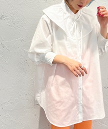 ラッフル付きチュニックブラウス【ZOZOTOWN限定アイテム】