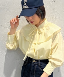 ラッフル付きチュニックブラウス【ZOZOTOWN限定アイテム】
