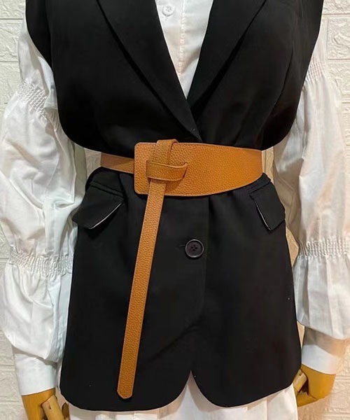 gossip！ロサンゼルス（ゴシップロサンゼルス）の「サッシュベルト（ベルト・レディース・ベージュ/ブラック/ダークブラウン/ブラウン・FREE）」の8枚目の写真