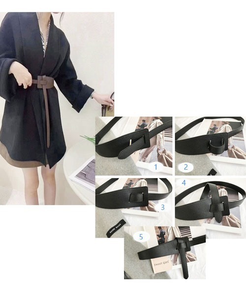 gossip！ロサンゼルス（ゴシップロサンゼルス）の「サッシュベルト（ベルト・レディース・ベージュ/ブラック/ダークブラウン/ブラウン・FREE）」の15枚目の写真