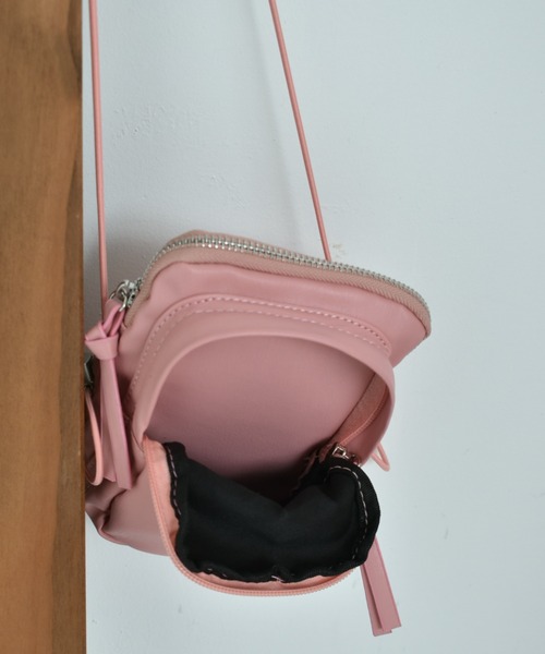 RETRO GIRL（レトロガール）の「miniショルダーポーチ（ショルダーバッグ・レディース・ブラック/ピンク/イエロー/グリーン・FREE）」の10枚目の写真