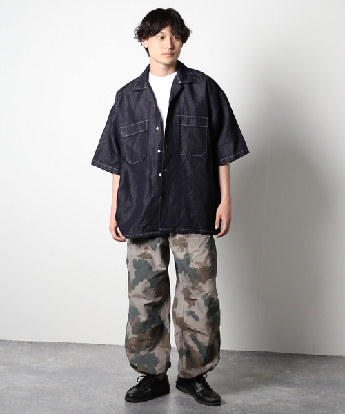 JOURNAL STANDARD J.S HOMESTEAD（ジャーナルスタンダードホームステッド）の「【j.s.homestead】HSM-65 PIGMENT CAMO CARGO（カーゴパンツ・メンズ・カーキ・MEDIUM/LARGE）」の2枚目の写真