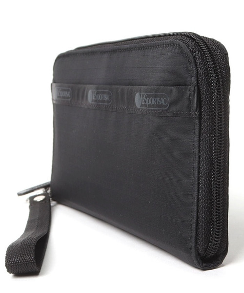 LeSportsac(レスポートサック)の「TECH WALLET WRISTLET 【日本限定】リサイクルドブラックJP(財布・レディース・ブラック・FREE)」の2枚目の写真