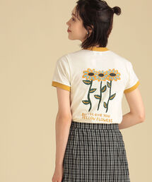 Ray BEAMS | Shiomi Wada × Ray BEAMS / 別注 Flo Tシャツ(Tシャツ/カットソー)