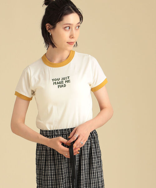 Ray BEAMS（レイビームス）の「Shiomi Wada × Ray BEAMS / 別注 Flo Tシャツ（Tシャツ/カットソー・レディース・ホワイト・ONE SIZE）」の2枚目の写真