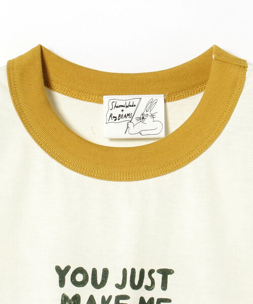 Ray BEAMS（レイビームス）の「Shiomi Wada × Ray BEAMS / 別注 Flo Tシャツ（Tシャツ/カットソー・レディース・ホワイト・ONE SIZE）」の8枚目の写真