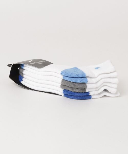 NIKE(ナイキ)の「NIKE/ナイキ POP COLOR ANKLE 3PK/ポップカラー アンクル 3パック ソックス(ソックス/靴下・キッズ・ブルー系その他/マルチ・17-21cm)」の3枚目の写真