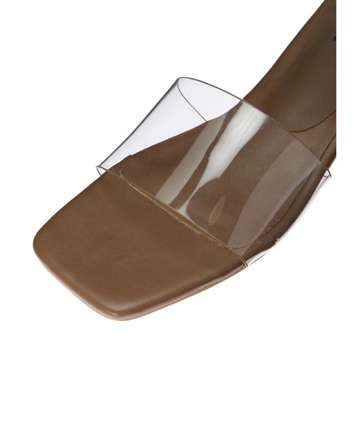 koe（コエ）の「クリアヘップサンダル＊（サンダル・レディース・ブラウン/ブラック・M/L/S）」の8枚目の写真