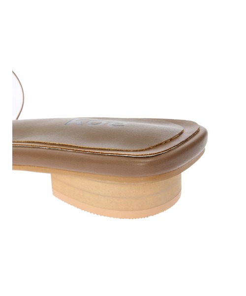 koe（コエ）の「クリアヘップサンダル＊（サンダル・レディース・ブラウン/ブラック・M/L/S）」の20枚目の写真