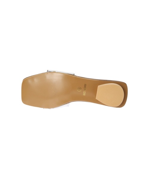 koe（コエ）の「クリアヘップサンダル＊（サンダル・レディース・ブラウン/ブラック・M/L/S）」の4枚目の写真