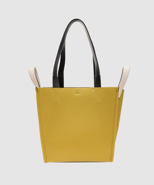 PROENZA SCHOULER(プロエンザ スクーラー)の「Large Mercer Leather Tote(トートバッグ・レディース・ホワイト/ブラック/イエロー系その他・ONE SIZE)」の7枚目の写真