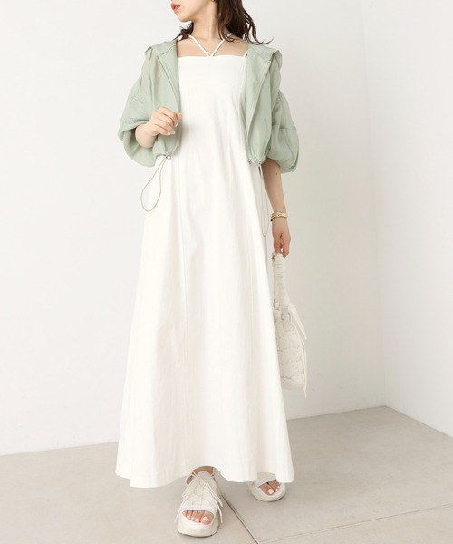 Chico（チコ）の「ショート丈ナイロンフードブルゾン（シャツ/ブラウス・レディース・ホワイト/ミント/ピンク・FREE）」の20枚目の写真