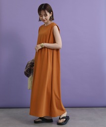 AMERICAN HOLIC | ショルダータックノースリーブワンピース(ワンピース)