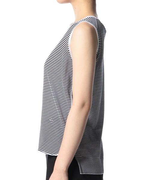 ASTRAET(アストラット)の「ASTRAET(アストラット) コットン18G ラウンドネックノースリーブ◆(ニット/セーター・レディース・ホワイト/ブラック/その他1・フリー)」の12枚目の写真