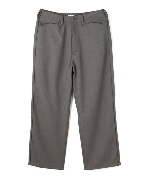 Wrangler(ラングラー)の「Schott/ショット/×Wrangler/ラングラー/WRANCHER WIDE DRESS PANTS/ランチャー ワイド ドレスパンツ(スラックス・メンズ・ブラウン系その他4/ブラック/グレー・S/L/XL/M)」の5枚目の写真