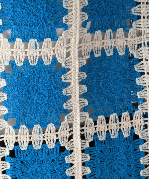【Dolce&Gabbana】クロシェ プルオーバー 刺繍 ノースリーブ niko and（ニコアンド）の「刺繍クロシェ風襟プルオーバー