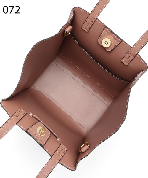 grove（グローブ）の「◆1枚革風フロントベルト2WAYトート（トートバッグ・レディース・ライトグレー/ダークグレー/ブラック/ピンク系/グリーン系その他5・00）」の11枚目の写真