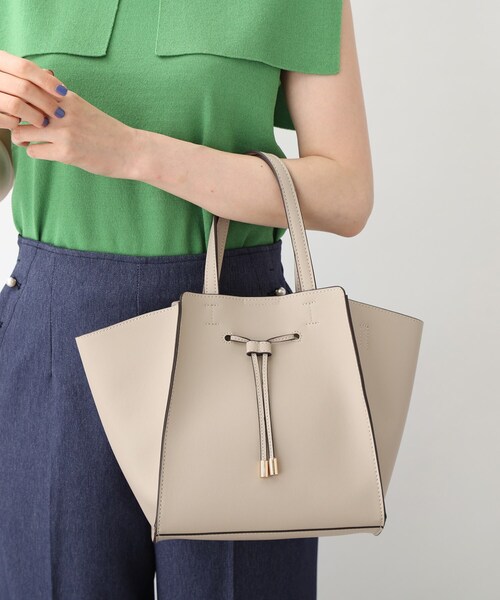 grove（グローブ）の「◆1枚革風フロントベルト2WAYトート（トートバッグ・レディース・ライトグレー/ダークグレー/ブラック/ピンク系/グリーン系その他5・00）」の15枚目の写真