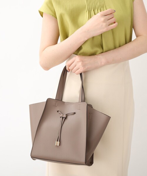 grove（グローブ）の「◆1枚革風フロントベルト2WAYトート（トートバッグ・レディース・ライトグレー/ダークグレー/ブラック/ピンク系/グリーン系その他5・00）」の18枚目の写真