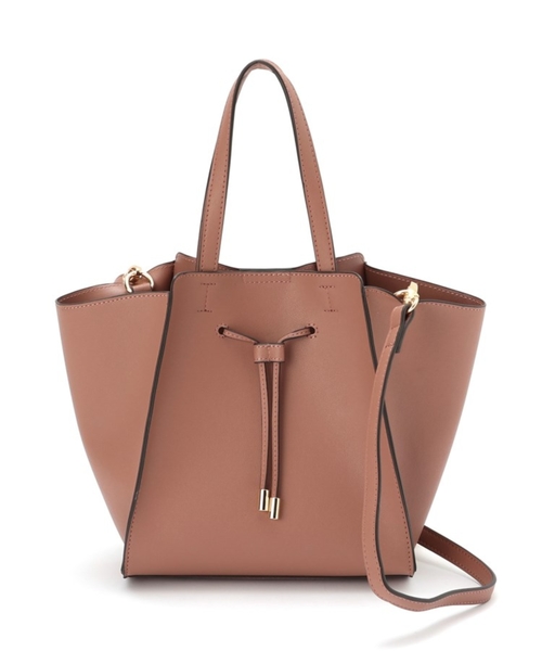 grove（グローブ）の「◆1枚革風フロントベルト2WAYトート（トートバッグ・レディース・ライトグレー/ダークグレー/ブラック/ピンク系/グリーン系その他5・00）」の20枚目の写真