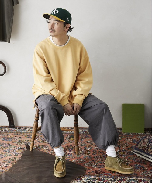 JOURNAL STANDARD relume（ジャーナルスタンダード　レリューム）の「【HOUSE HOLD / ハウスホールド】イージーワイドカーゴパンツ（カーゴパンツ・メンズ・ブラック/ナチュラル/カーキ/グレー・2/3/4）」の9枚目の写真