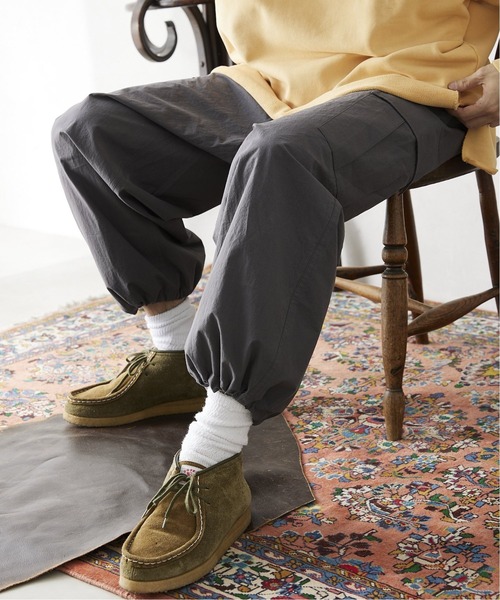 JOURNAL STANDARD relume（ジャーナルスタンダード　レリューム）の「【HOUSE HOLD / ハウスホールド】イージーワイドカーゴパンツ（カーゴパンツ・メンズ・ブラック/ナチュラル/カーキ/グレー・2/3/4）」の11枚目の写真