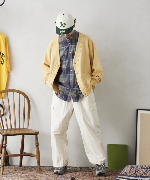 JOURNAL STANDARD relume（ジャーナルスタンダード　レリューム）の「【HOUSE HOLD / ハウスホールド】イージーワイドカーゴパンツ（カーゴパンツ・メンズ・ブラック/ナチュラル/カーキ/グレー・2/3/4）」の19枚目の写真