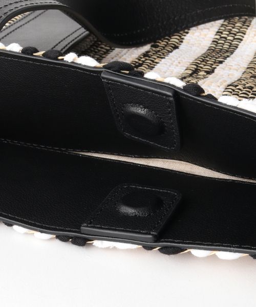 EleSac（エルサック）の「【ELESAC/エルサック】 LALA-STRIPE L：トートバッグ（トートバッグ・レディース・ブラック/イエロー・FREE）」の16枚目の写真