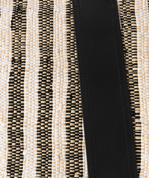 EleSac（エルサック）の「【ELESAC/エルサック】 LALA-STRIPE L：トートバッグ（トートバッグ・レディース・ブラック/イエロー・FREE）」の9枚目の写真