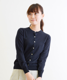 NIMES | 16Gピマコットン クルーネックカーディガン(カーディガン/ボレロ)