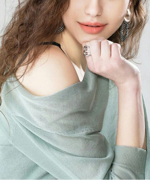 AMELY(エミリー)の「サマーニットロングカーディガン(カーディガン/ボレロ・レディース・ホワイト/ブラック/ダークブラウン/ベージュ/グレー/ピンク/ブルー/グリーン/モカ・M/L/XL/3XL)」の7枚目の写真