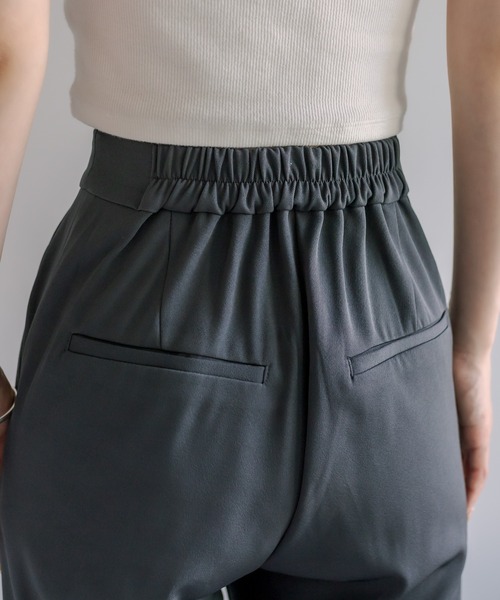 mystic(ミスティック)の「センタースリットパンツ(その他パンツ・レディース・ブラック/オフホワイト/グリーン・1/2)」の6枚目の写真