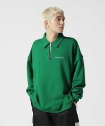 DANKE SCHON | DankeSchon/ダンケシェーン/ハーフジップスウェット(スウェット)