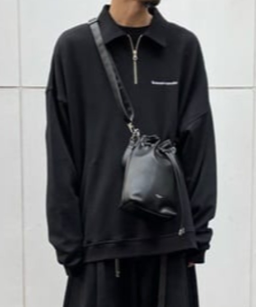 DANKE SCHON（ダンケシェーン）の「DankeSchon/ダンケシェーン/ハーフジップスウェット（スウェット・メンズ・グリーン/ブラック/オレンジ・F）」の14枚目の写真