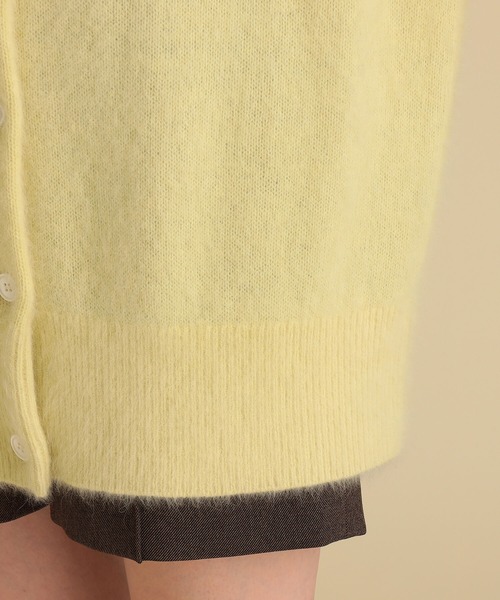 Ray BEAMS(レイビームス)の「Ray BEAMS / フラッフィー Vネック カーディガン(ニット/セーター・レディース・イエロー/ブルー系その他2/ブラウン系その他4・ONE SIZE)」の20枚目の写真