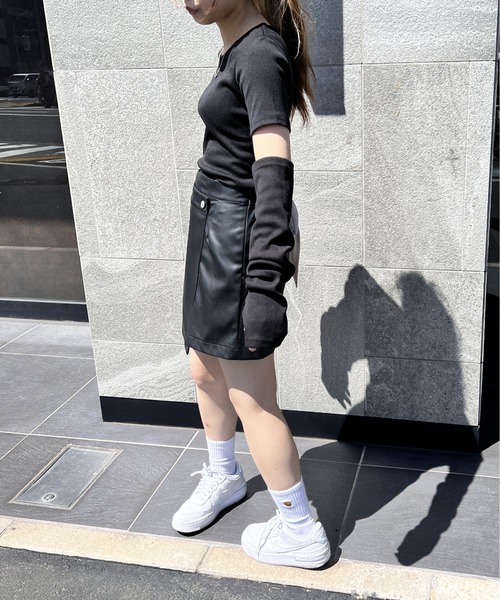 one way（ワンウェイ）の「アームウォーマーBACKリボントップス（Tシャツ/カットソー・レディース・ホワイト/ライトグレー/ブラック・FREE）」の14枚目の写真