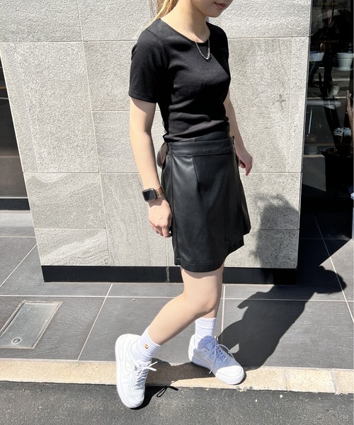 one way（ワンウェイ）の「アームウォーマーBACKリボントップス（Tシャツ/カットソー・レディース・ホワイト/ライトグレー/ブラック・FREE）」の19枚目の写真