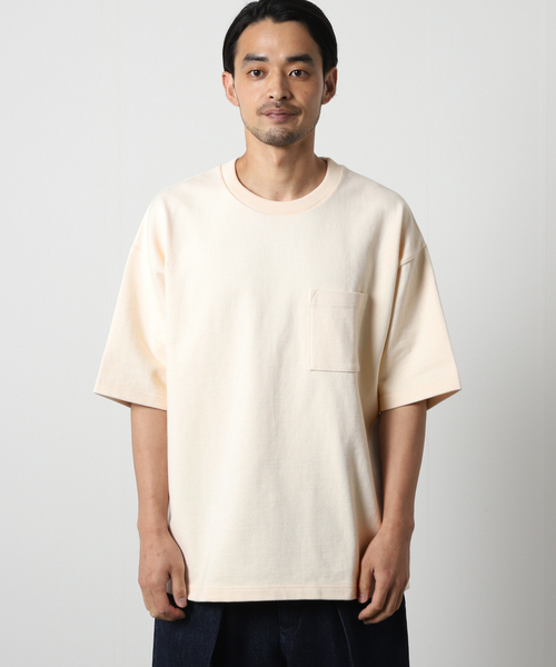 JOURNAL STANDARD（ジャーナルスタンダード）の「【HARDIN KNITWEAR/ハーディンニットウェア】ULTRA HEAVY TEE（Tシャツ/カットソー・メンズ・ホワイト/ブラック/アイボリー・MEDIUM/LARGE）」の16枚目の写真